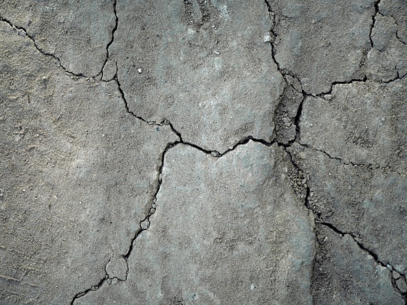 cracks in the earth
